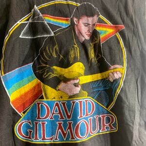 vintage 1984 DAVID GILMOUR About Face double sided sleeveless tee shirt tank top